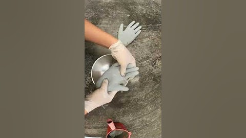 #shorts - DIY HOME DECOR IDEAS | - CÁCH LÀM BÀN TAY XI MĂNG TRỒNG SEN ĐÁ - Cement Hand DIY