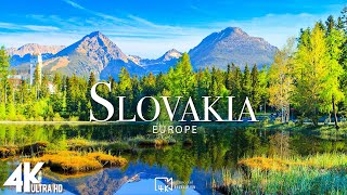 บินผ่าน Slovakia 4K UHD - เพลงผ่อนคลายพร้อมกับวิดีโอธรรมชาติที่สวยงาม - 4K UHD TV