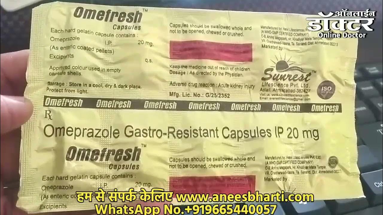 Omefresh Capsule Uses Side Effects Dose and Reviewacidity ki capsule