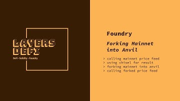 Foundry: Forking Ethereum Locally