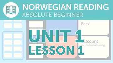 Norwegian Reading for Absolute Beginners - Buying a Train Ticket