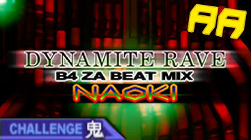 NAOKI - DYNAMITE RAVE (B4 ZA BEAT MIX) Challenge Full Combo AA on DDR EXTREME Arcade!!
