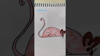 easy kids drawing #shorts #trending #viral #youtubeshorts #art #kids #kidsart #ytshorts #rat#drawing