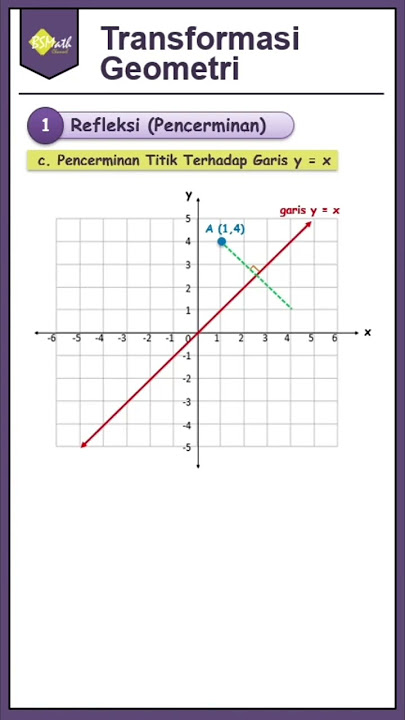 Reflection of a Point on the Line y = x #shorts #short #reflectiontransformation #reflection #poi...