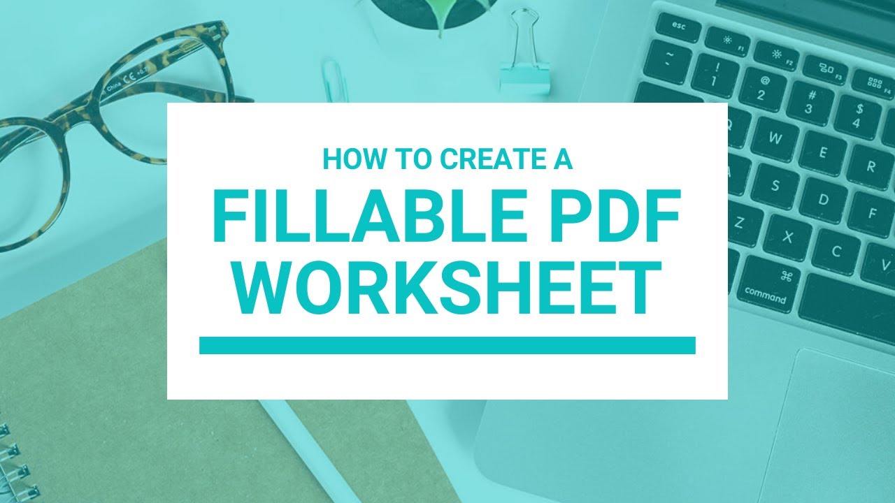 How to Create Fillable PDF Worksheets (without Adobe!) - YouTube How to Create Fillable PDF Worksheets (without Adobe!) - YouTube