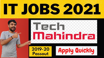 Tech Mahindra Hiring Graduate Engineer Trainee | 2019,2020 Passout |