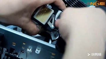 Replace printer head for GF3406 A4 UV Printer