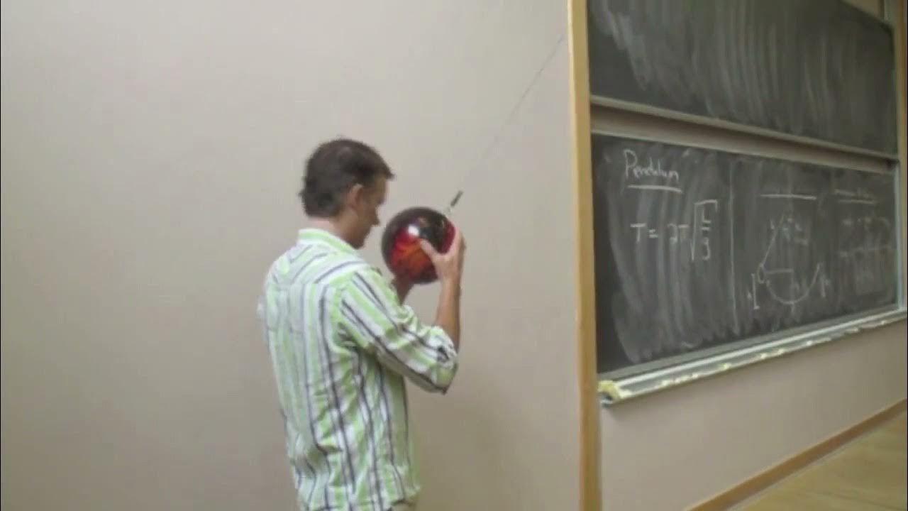 The Bowling Ball Pendulum Physics with Professor Matt Anderson M14