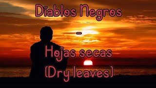 Diablos Negros - Hojas secas English lyrics