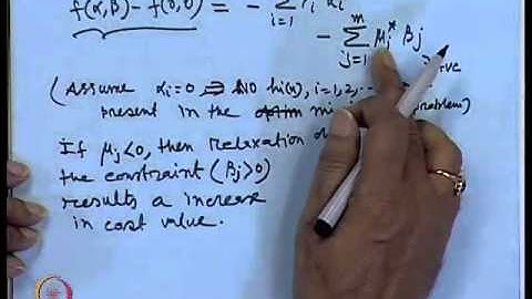 Mod-01 Lec-11 Post optimality analysis, convex function and its properties