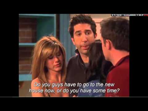 Friends- Chandler said last dialogue on friends