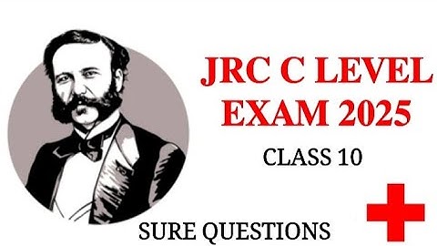 JRC C LEVEL EXAM 2025 | CLASS 10 | IMPORTANT QUESTIONS |