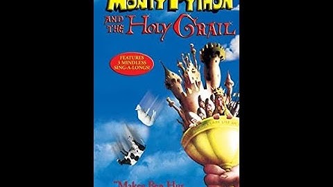 Original VHS Opening and Closing to Monty Python and the Holy Grail UK VHS Tape