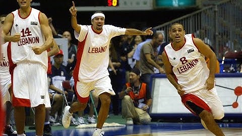 Historic win for Lebanon against France in the FIBA WORLD Cup 2006  first round