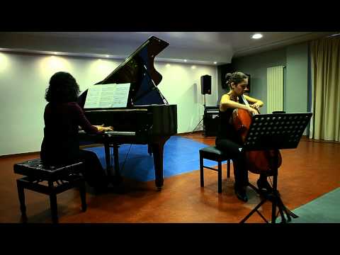 ngela Rubio (cello) y Clara Romero (piano), "Jota"...