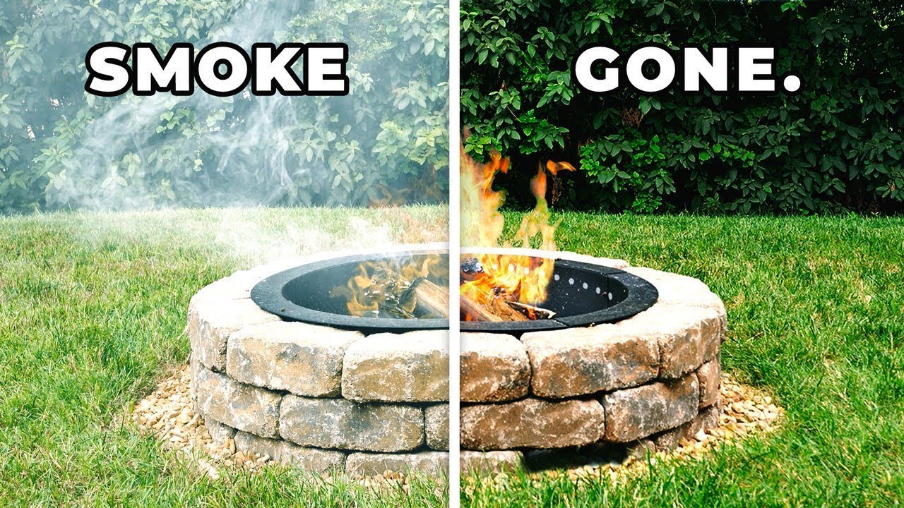 Stop The Smoke, Do This To Your Fire Pit - Youtube