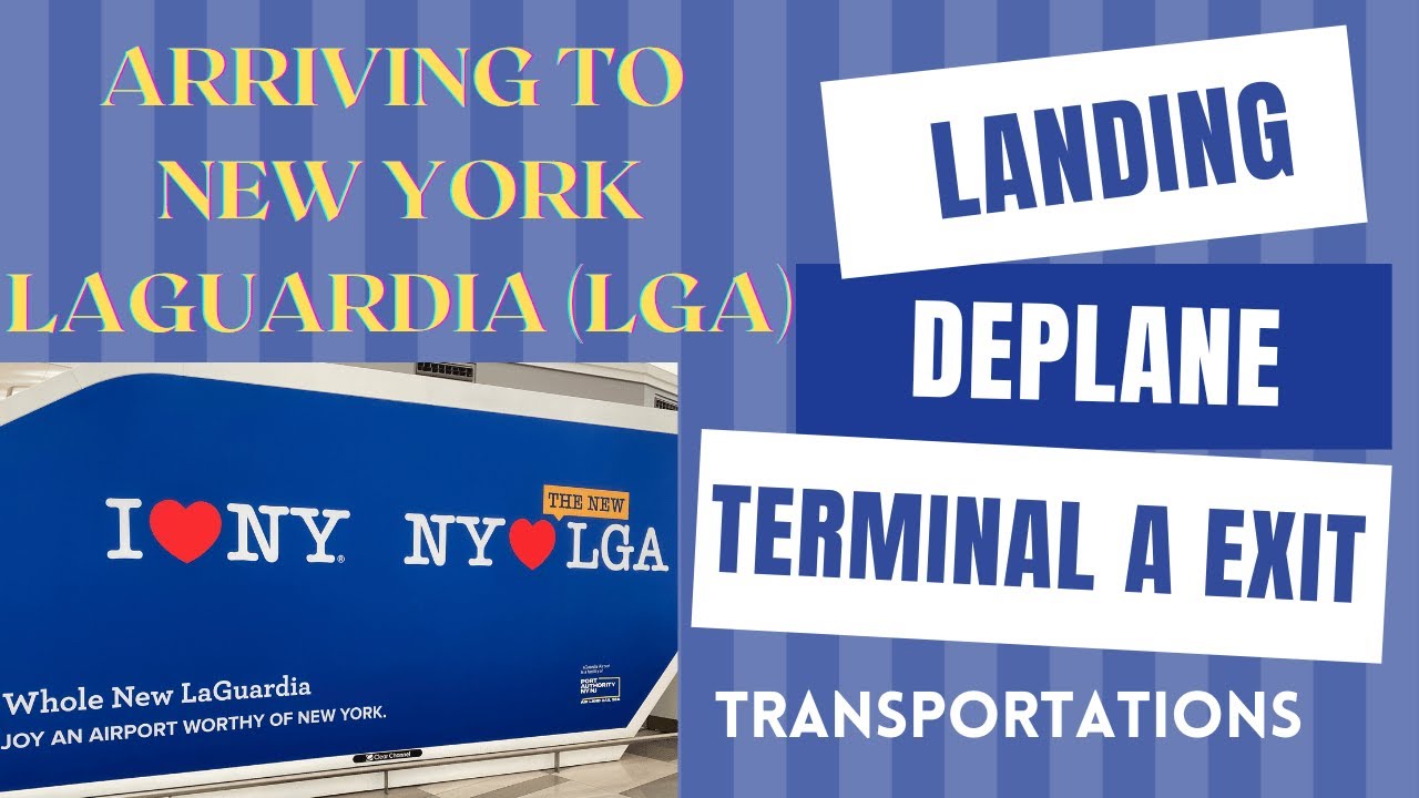 ARRIVING TO LAGUARDIA AIRPORT (LGA)FINAL APPROACH, LANDING, ALL THE ROUTE UNTIL LEAVING THE