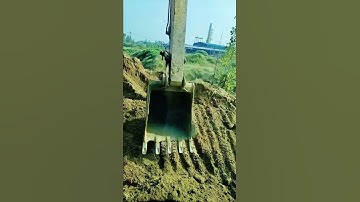 Awesome Excavator Operator Skills - Excavator Operator With Highly Precise Skills  EP49 #Shorts