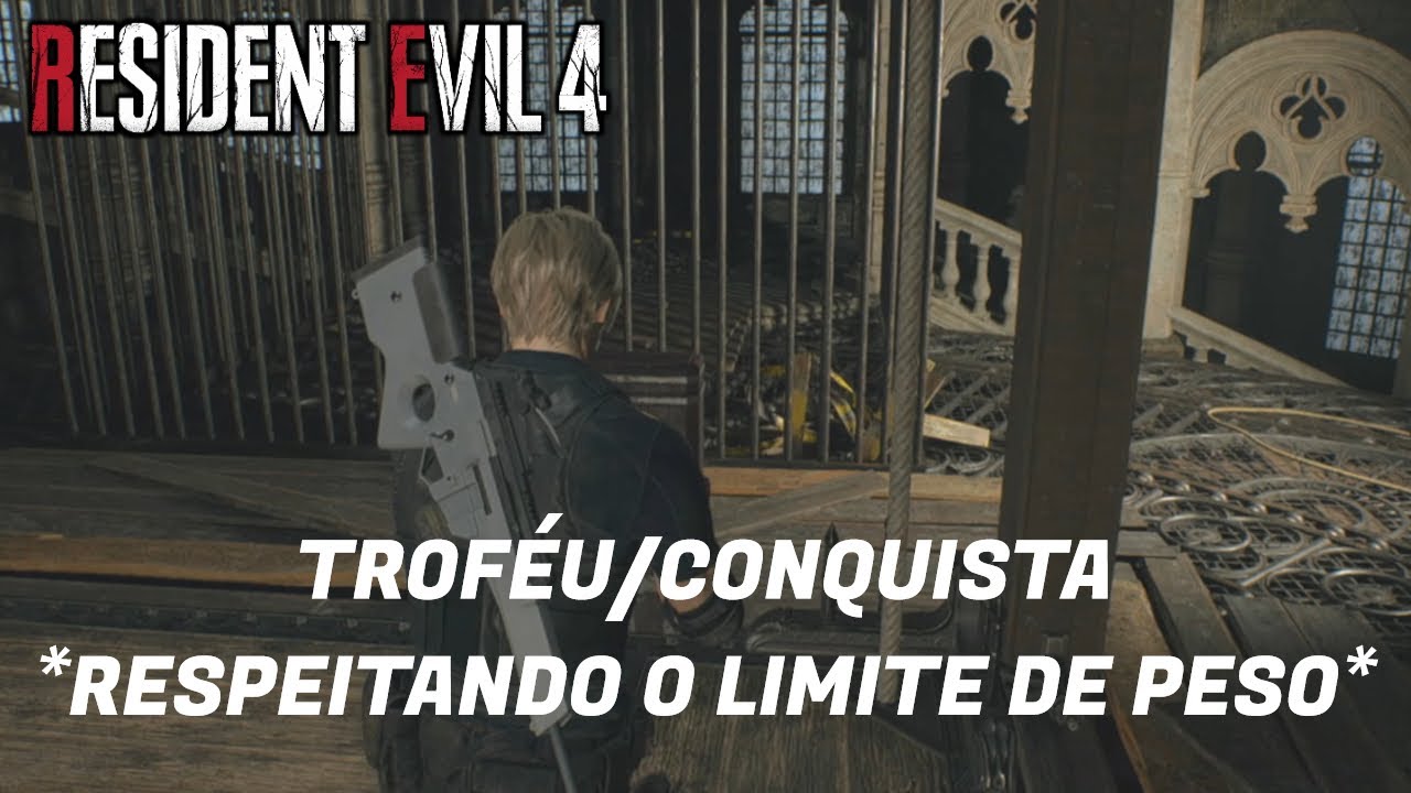 Resident Evil 4 Remake - Respeitando o Limite de Peso - Guia de Troféu 🏆 /  Conquista 