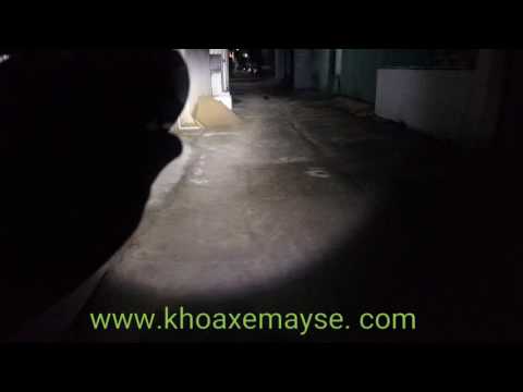 Video Test độ sáng đèn pha trợ sáng L2 - 20W - youtube