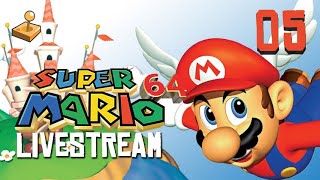 Super Mario 64 Full Playthrough - Day 5