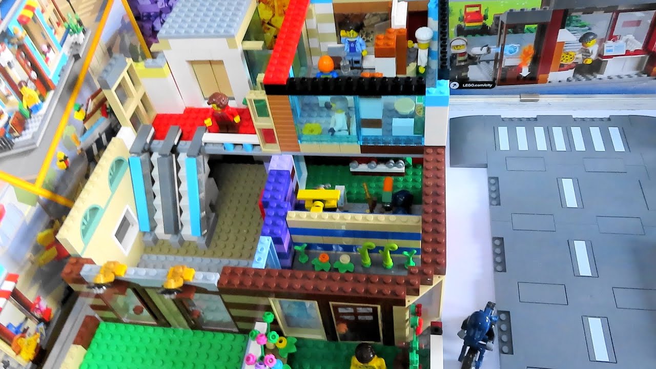 My idea for City Mall making ( Lego 10715, 11717, 31105 and 60292 )