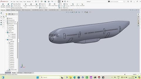 Boeing 777 Body Design Part 8: Creating the Foundation in SolidWorks #solidworks @donmech7