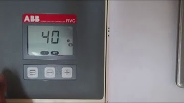 ABB RVC EP2ABB RVC MANUAL SET MODE