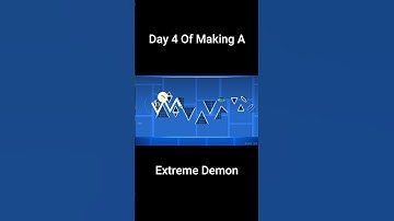 Day 4 Of Making An Extreme Demon In Geometry Dash  #geometrydash #gddemon #gmd #gaming #gd #shorts
