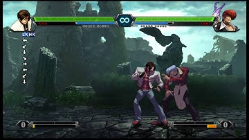 KOF XIII- Nests Kyo: 3F safe jump and OS