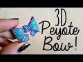 DIY 3D Beaded Bow How To! // Bead Weaving // ¦ The Corner of Craft