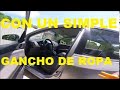 Como Abrir cualquier Carro con Un Gancho de Ropa 100% efectivo