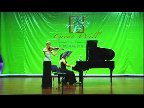 Marina Chiche plays Strauss Sonata in E Flat, 1st Movement