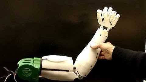 Animatronic hand Robot Arduino 3D printer "InMoov" Part8