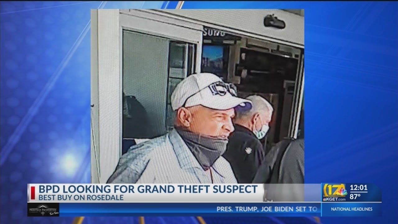 BPD looking for man wanted for grand theft at Best Buy store - YouTube
