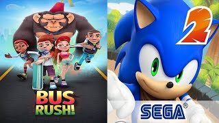 bus rush vs Sonic dash || Android iPad iOS Gameplay HD IP PLAYGAME screenshot 5