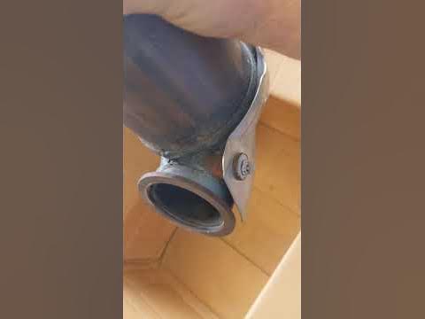 Quick way to gut a catalytic cadalac converter #shorts #turbo #mod
