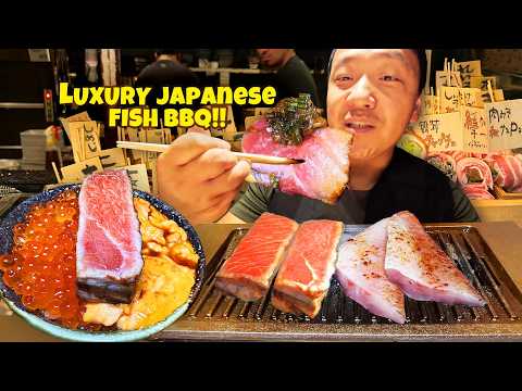 Japan's One-of-a-Kind 🍣 11-Course LUXURY BBQ Fish Experience