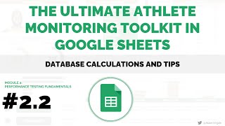 UAMT in Google Sheets #2.2 - Database Calculations and Tips