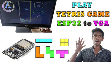 Tetris Game Play On ESP32 to Monitor | M42 TECH