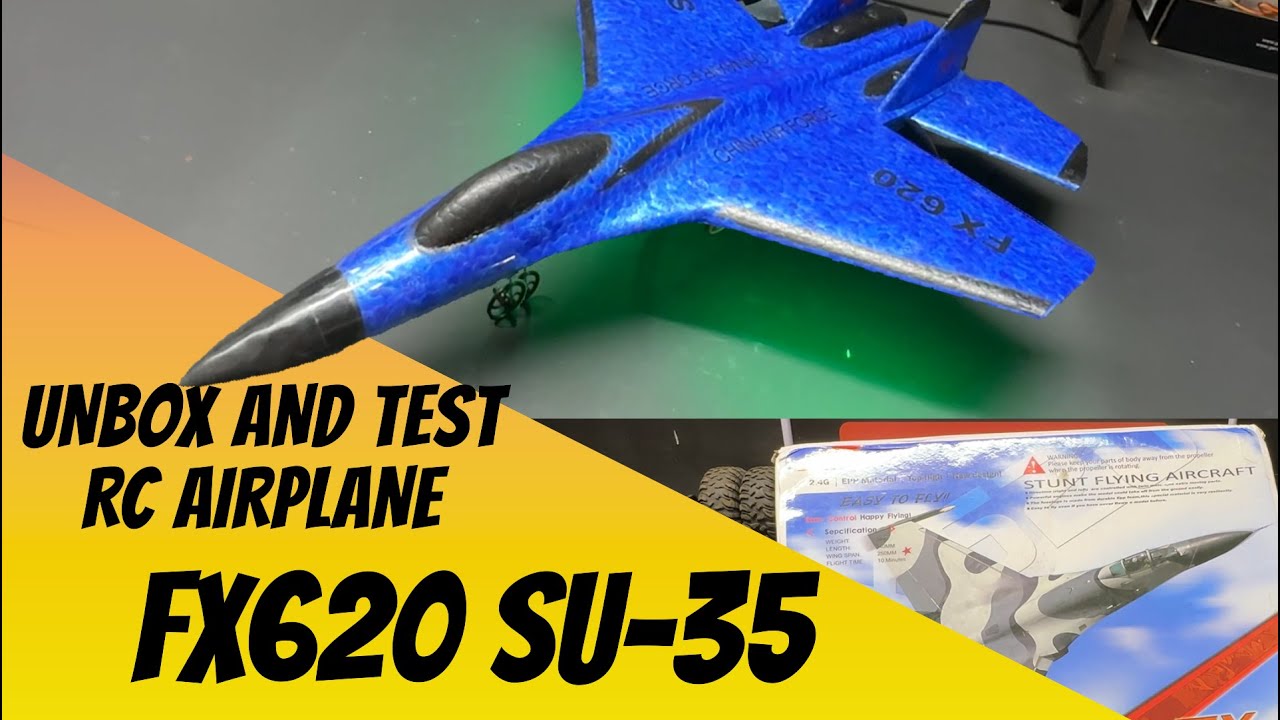 Unboxing and Testing One of the Cheapest RC Planes - FX620 SU35! ✈️