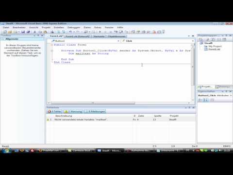 Visual Basic 08: E-Mail Senden