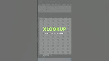 XLOOKUP with Multiple Criteria. #ExcelTips #DataAnalysis #YouTubeShorts #Xlookup