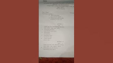 BA 3rd sem history dsc 5 quetion paper 2025#subscribe #rcub #history