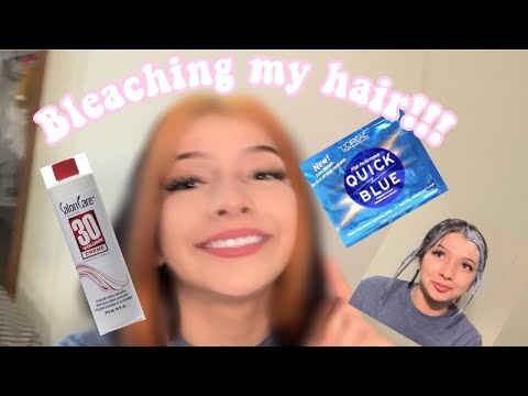 BLEACHING FRONT OF HAIR! *fail