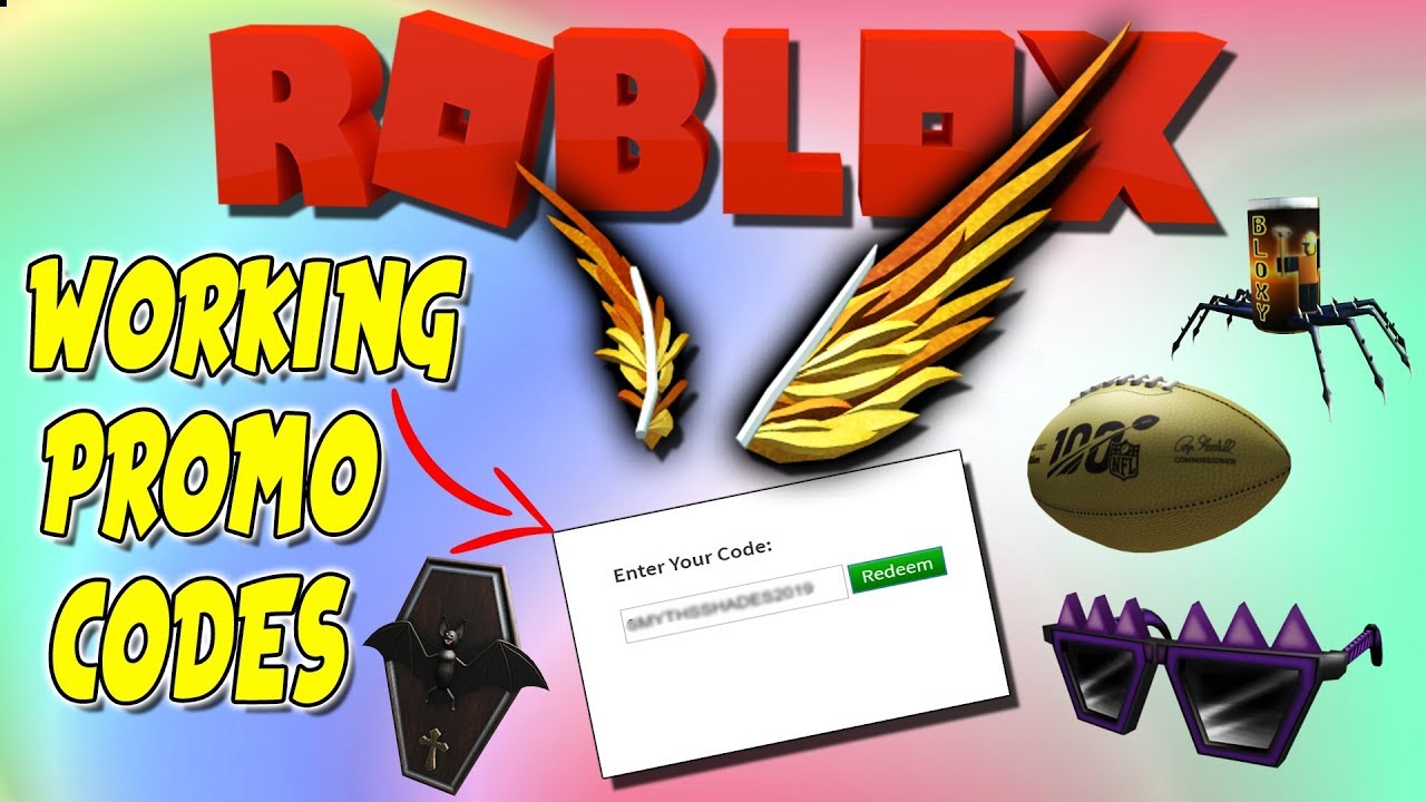 ALL ROBLOX WORKING PROMO CODES ( Free Items ) - YouTube