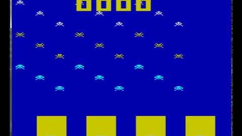 Invaders - Interton Electronic VC4000 - emulador MESSUI64 v0.180