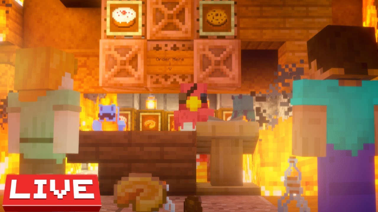 Opening A CAFE!!!! ┃Obscure SMP