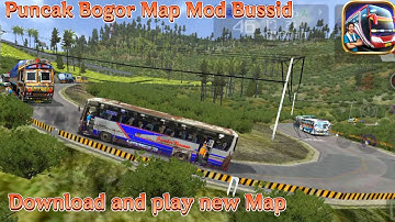 Puncak - Bogor Map Mod for Bussid simulator indonesia || Bussid New MP Mod 