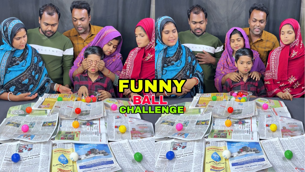 Close Your Eyes And Pick Up The Ball. Lf You Match The Color, You Will Get A Gift #games #ball #fun 